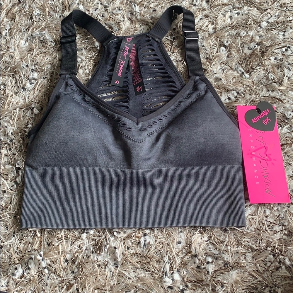 New Betsey Johnson Performance sports bra